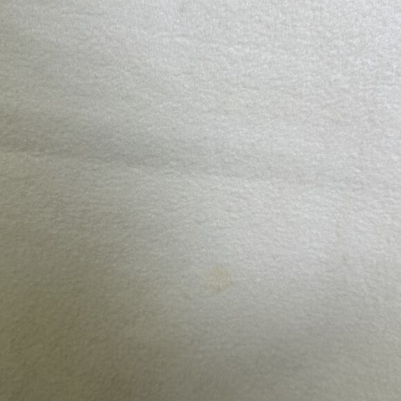 Ralph Lauren RLL Fleece Throw Blanket American Flag Logo Cream White 50x60 USA - Picture 10 of 13